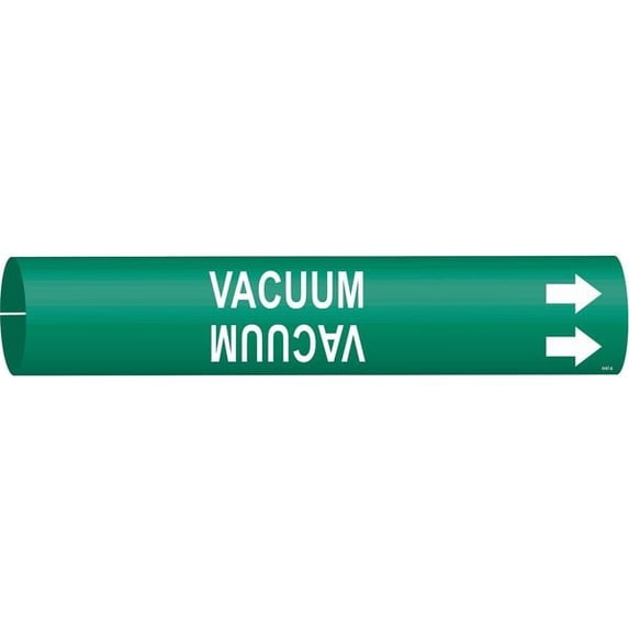 Brady Pipe Marker,Vacuum,13/16 in H,4/5 in W 4147-A