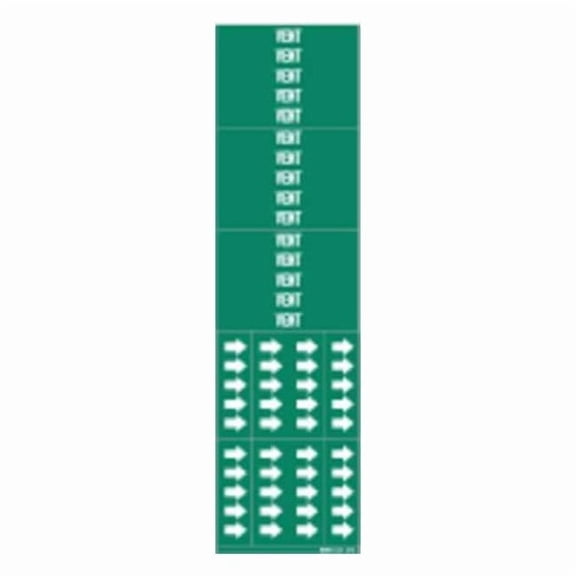 brady pipe marker,2-1/4"h,2-3/4"w,pk3 7296-3c