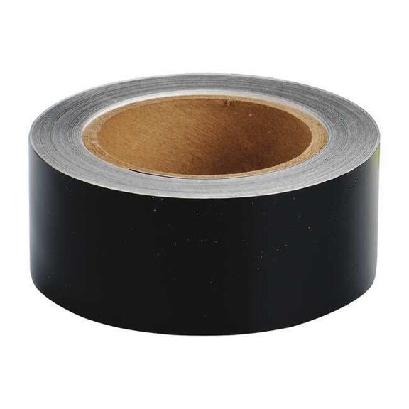Brady Pipe Marking Tape,Blck,2in W,90ft Roll L 36311