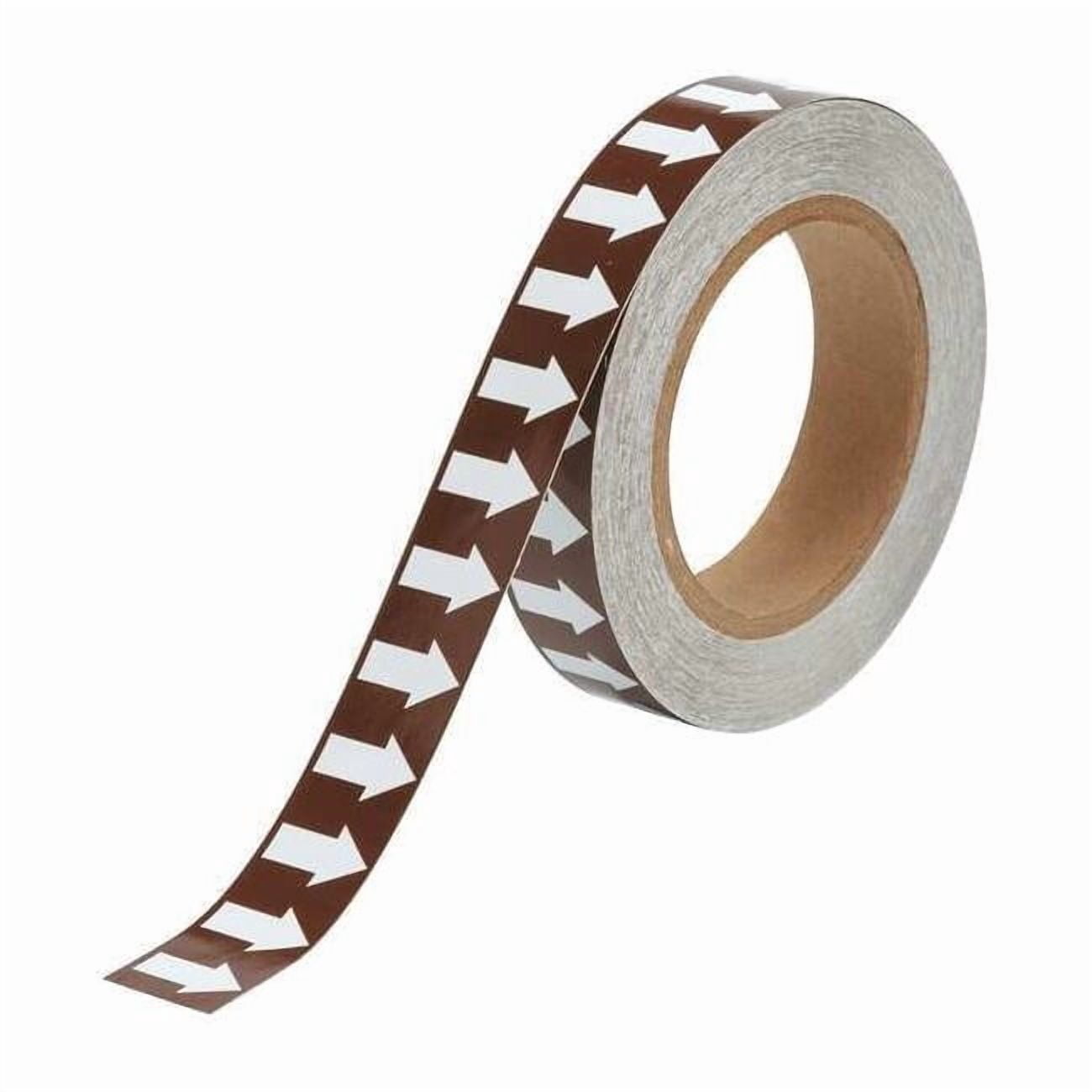Brady Pipe Marking Tape,Brwn,1in W,90ft Roll L 109928