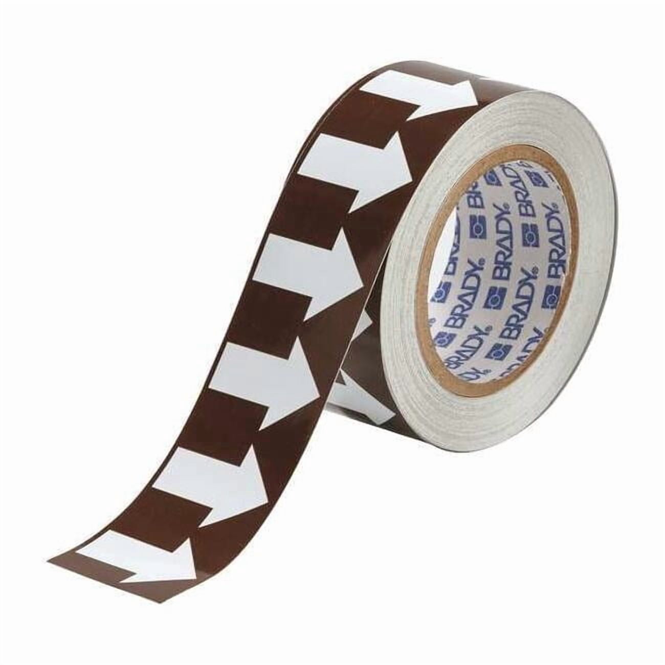 Brady Pipe Marking Tape,Brwn,2in W,90ft Roll L 109929