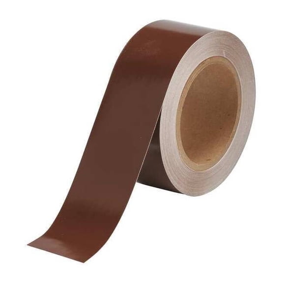 Brady Pipe Marking Tape,Brwn,2in W,90ft Roll L 36310