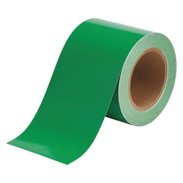 Brady Pipe Marking Tape,Grn,4in W,90ft Roll L 36290