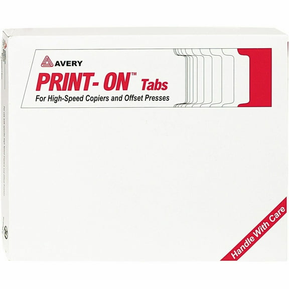 Avery Print-On 3-Hole Punched High-Speed Copier Tabs