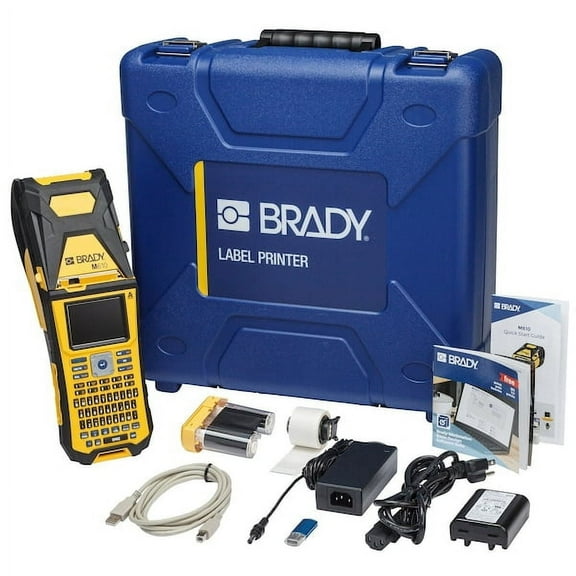 Brady M610 2in Industrial Portable Label Printer and Accessories Kit
