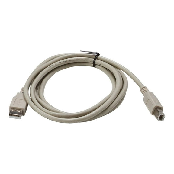 Brady Printer Cable, 6 ft L, USB, Gray M-USB-103788