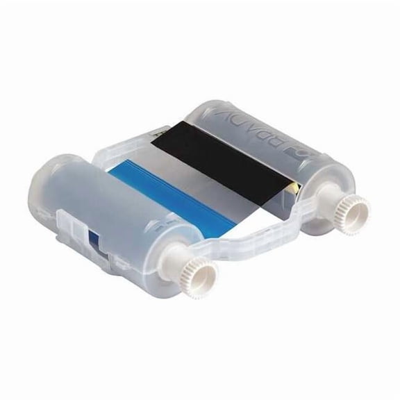 Printer Ribbon, 4-21/64" W, 200 ft. L, Black/Blue/Red/Yellow B30-R10000-KRYB-16