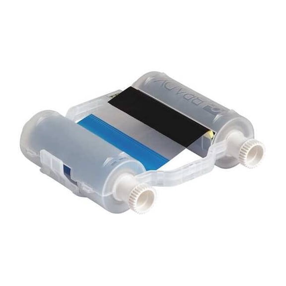 Brady Printer Ribbon,Blk/Red/Blue/Yllw,200ft.L B30-R10000-KRYB-16