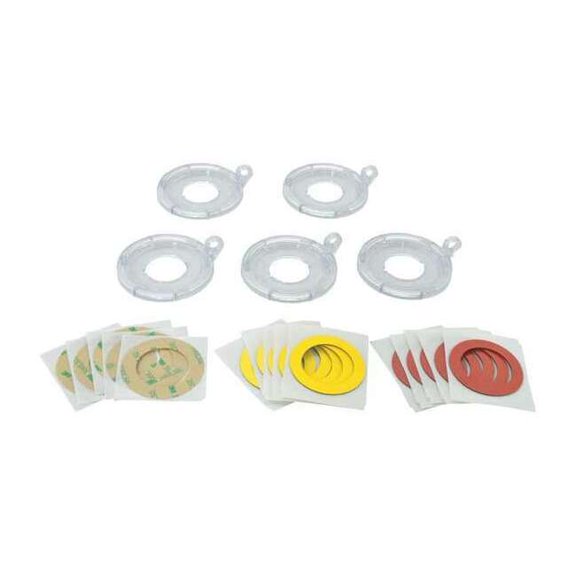 Brady Push Button Lockout Base,30mm,Plastc,PK5 130824