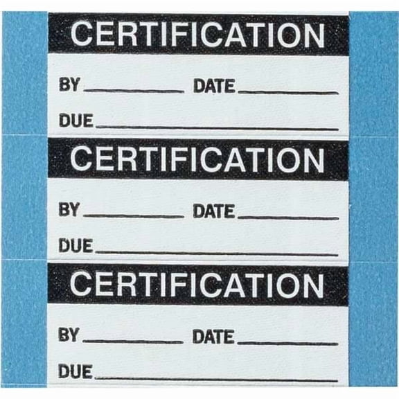 Brady Quality Control Labels 0.625" H x ,PK 25 WO-42-PK