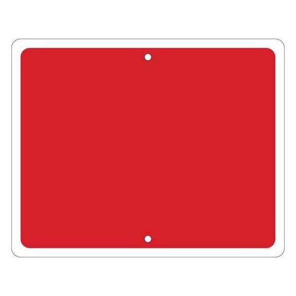 BRADY 134194 Railroad Sign, 12in. H x 15in. W, Aluminum