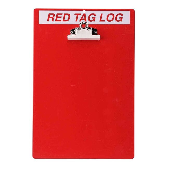 Brady Red Tag Clipboard 122050