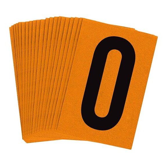 Brady Reflective Numbers And Letters,0,PK25 5910-0