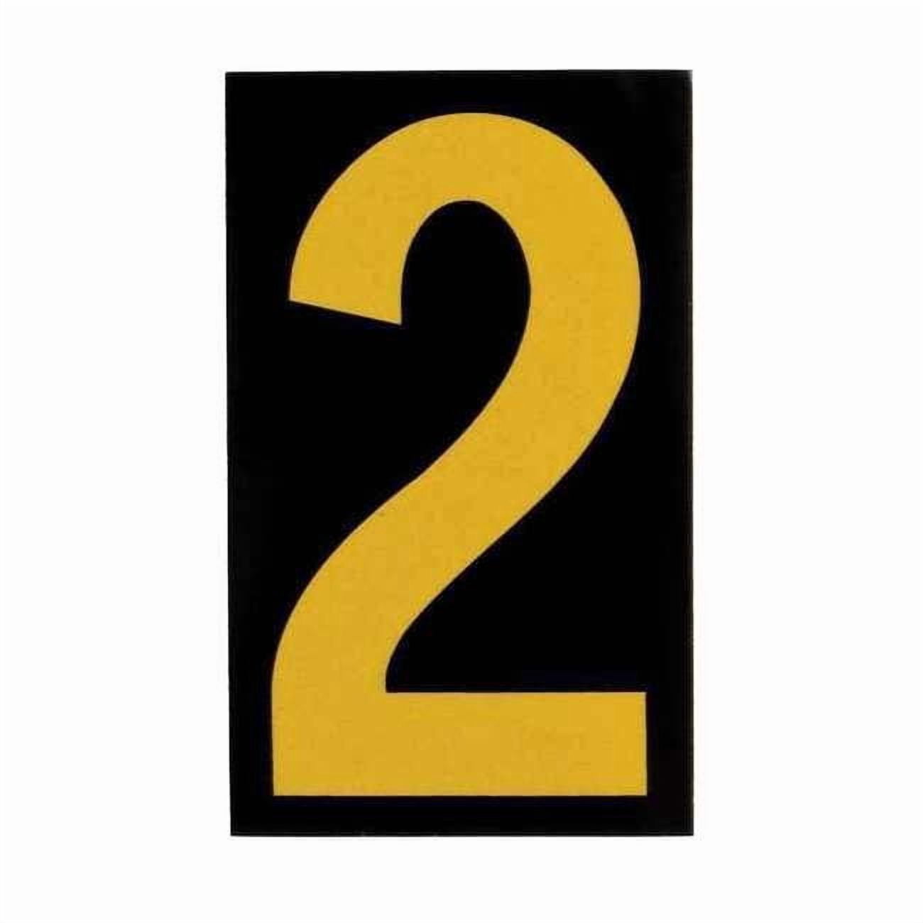 Brady Reflective Numbers And Letters,2,PK25 5890-2