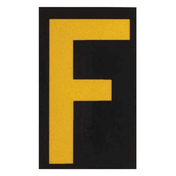 Brady Reflective Numbers And Letters,F,PK25 5000-F