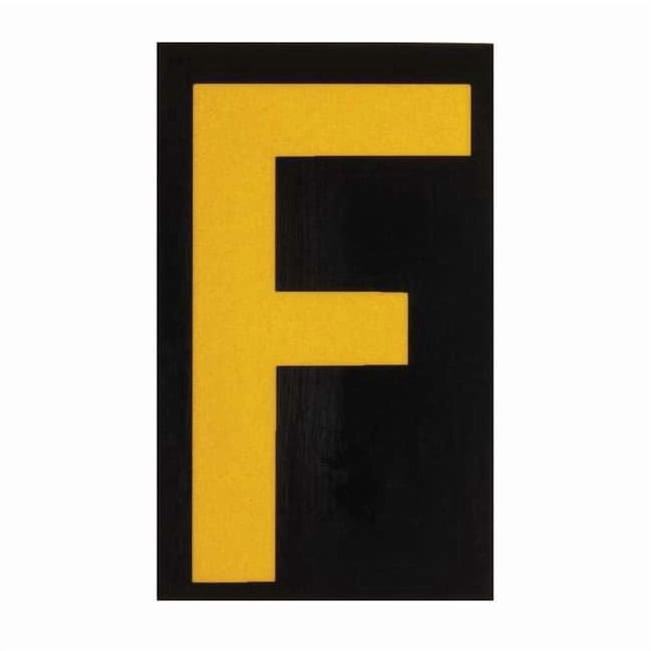 Brady Reflective Numbers And Letters,F,PK25 5890-F