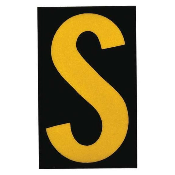 Brady Reflective Numbers And Letters,S,PK25 5000-S