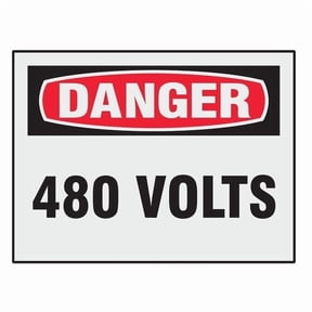 Danger Label,Electrical Hazard,PK8, 21000LS 21000LS