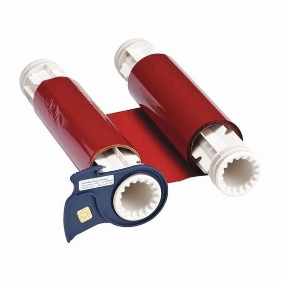 Brady Ribbon Cartridge, 6-1/4" W, 200 ft. L, Red 13595