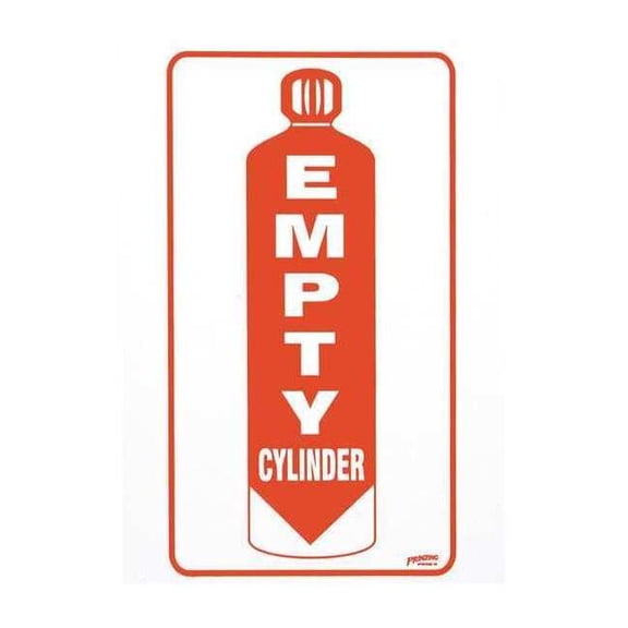 Brady Cylinder Label, Information, Vinyl, 7 in H x 5 in W, Rectangle SM573E