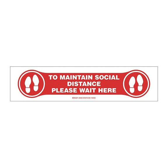 Brady Sign,17" W,Vinyl 170337