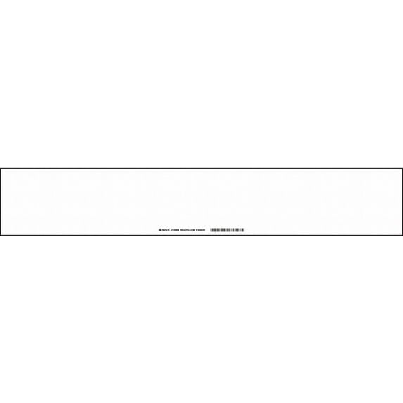 Brady Sign Slider Insert,4x23 7/8in,White,Alum 140806
