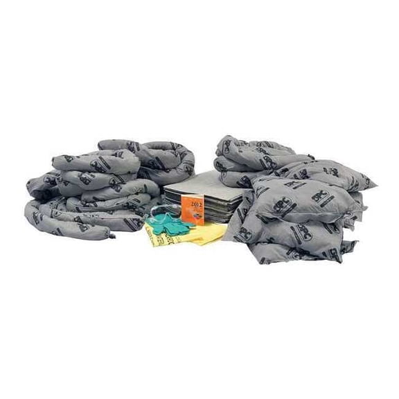 Spill Kit Refill, 36 gal Volume Absorbed per Kit, 30 gal Capacity, Refill, Gray SKA30-R