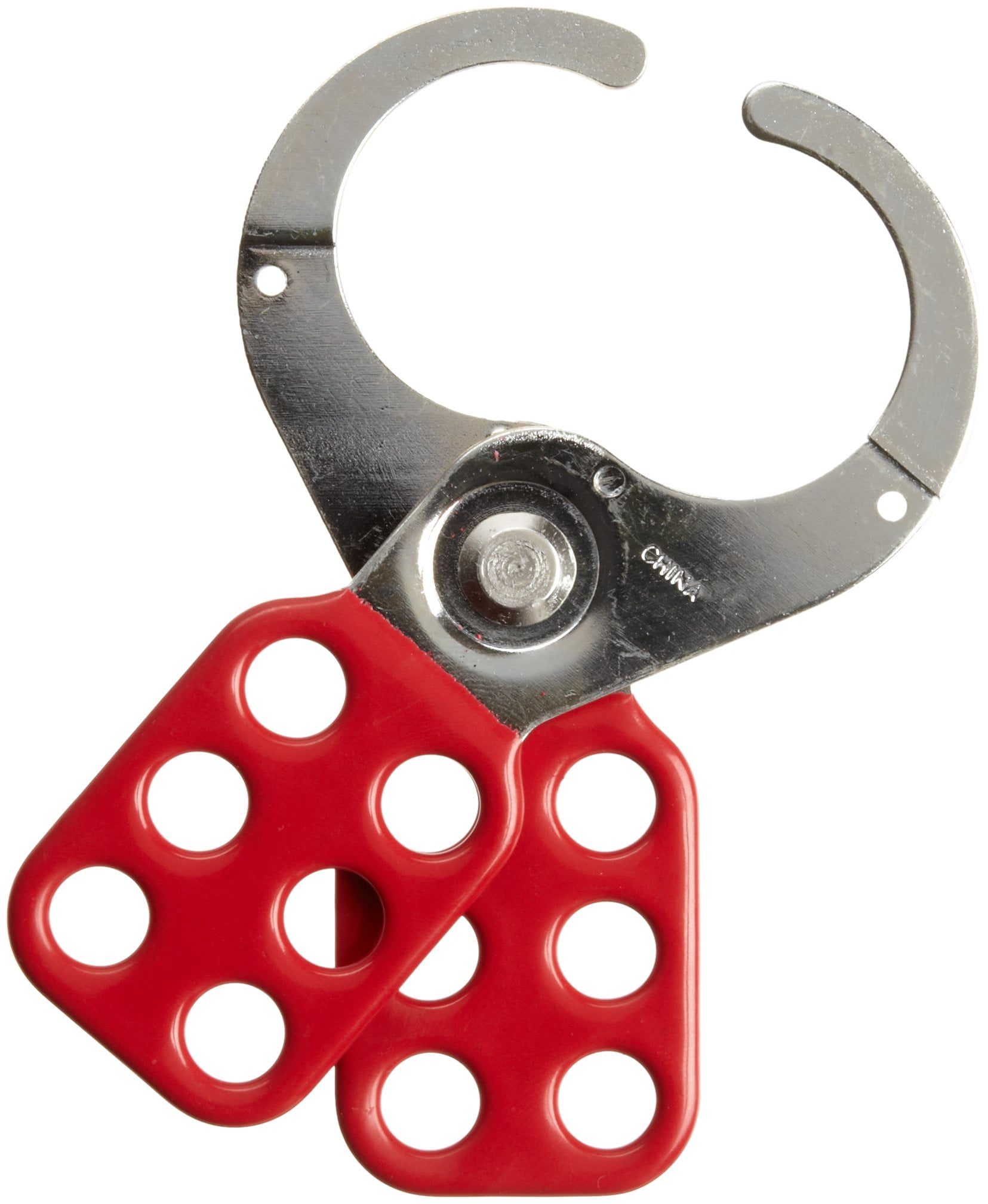 Brady Steel Lockout Hasp with Vinyl-Coated Handle, 1-1/2