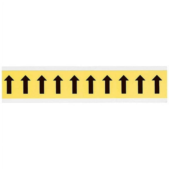 Brady Symbol Label,1-1/2" H,Arrow,PK10 3430-ARO