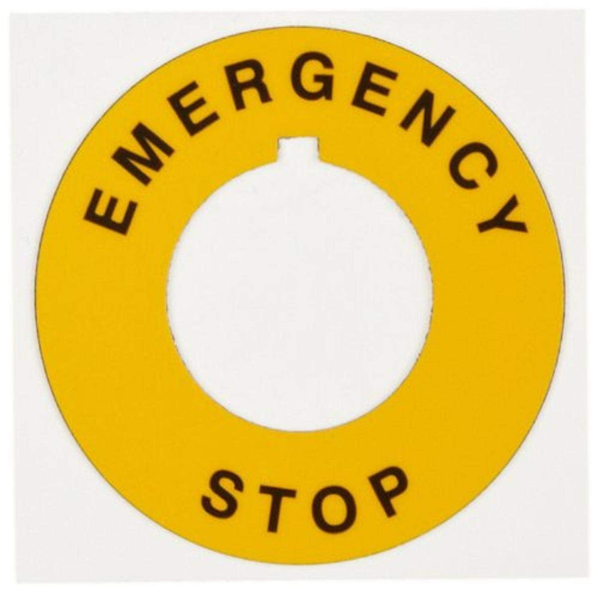 Brady Thermal Transfer Printer Labels - B-593 Raised Panel, 3"x3.5", Yellow Polyester, 500 Per Roll