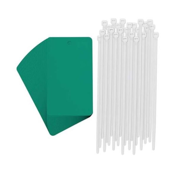 Brady Tag, Metal, 3 in Width, 5 in Height, Write On Surface: Yes ,25 PK 56939-PK