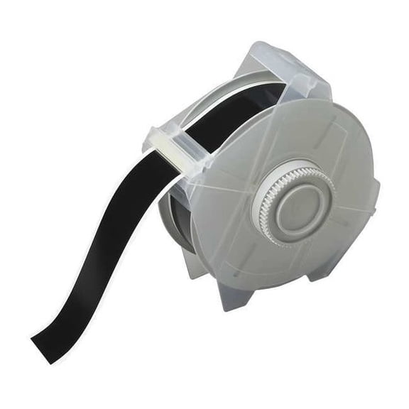 Brady Label Tape Cartridge, Black, Labels/Roll: Continuous 113133