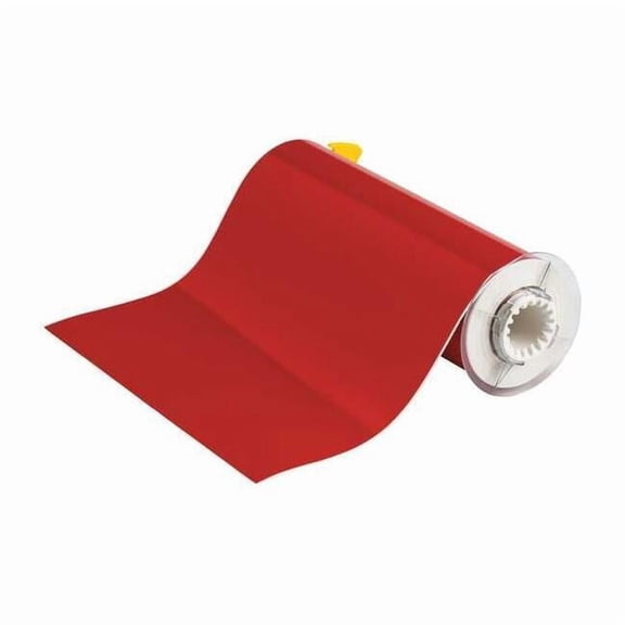 Brady Label Tape Cartridge, Red, Labels/Roll: Continuous 13610