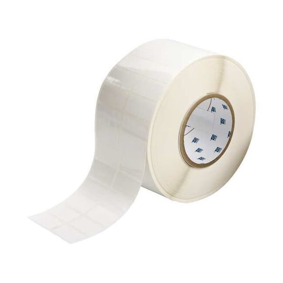 Brady Thermal Transfer Label, White, Labels/Roll: 10,000 THT-6-423-10