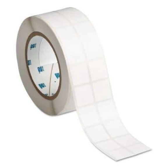 Brady Thermal Transfer Printable Labels, 0.92 in x 0.9 in, White - 1 RL (262-THT-141-488-3)