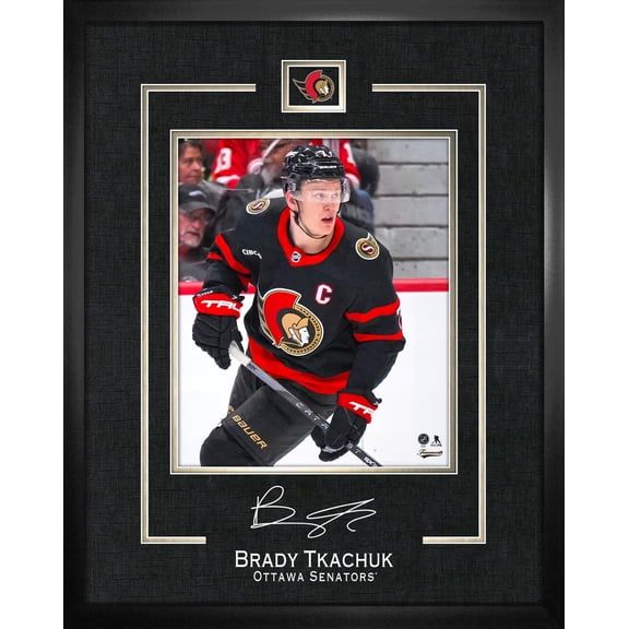 Brady Tkachuk 16x20 Replica Signature Frame Senators
