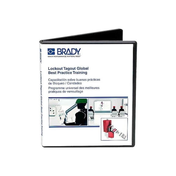 Brady Training DVD, Lockout Tagout 132427