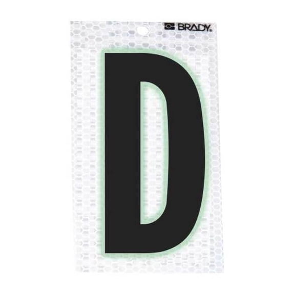 Brady LetterLabel,2-3/8inH,1-1/2inW,PK10 3000-D