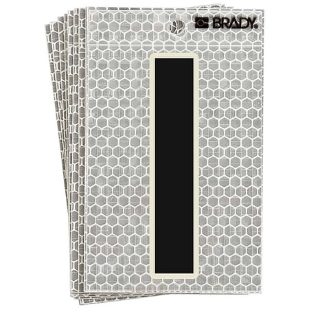Brady Ultra Reflective Letter,I,PK10 3010-I