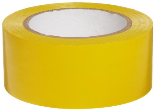 Brady Worldwide B2262166 58200 Aisle Marking Tape - Vinyl, Yellow - 2 in. x 108 ft.