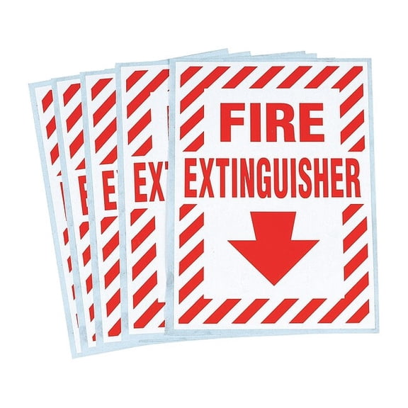 Brady Vinyl Label,7 in x 5 in,Vinyl,PK5 SV090E