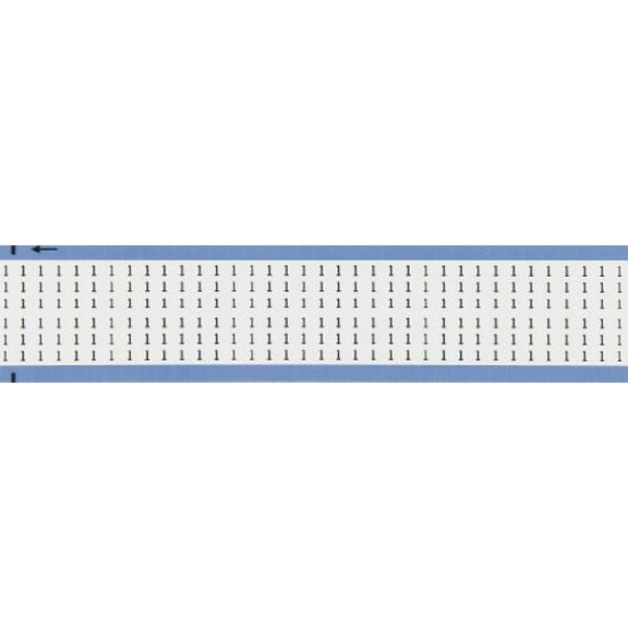 Brady WM-1-VP Solid Numbers Wire Marker Card Five Pack