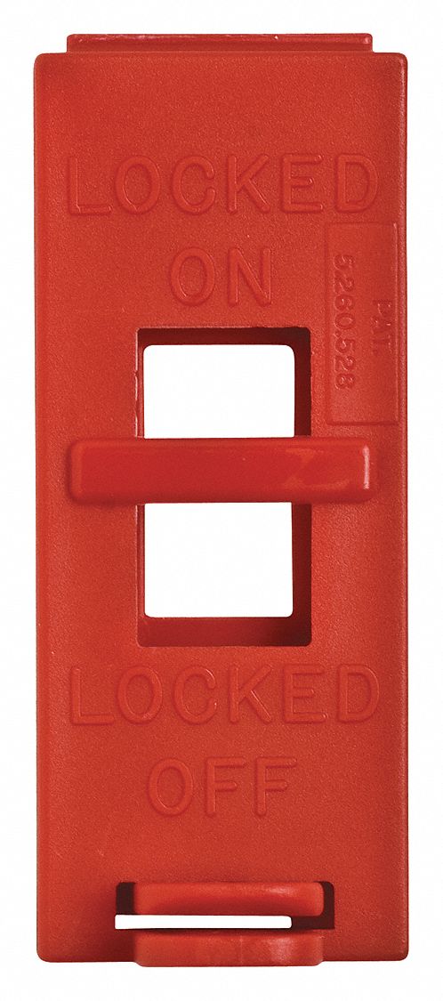 Power Cord Lockout, Red