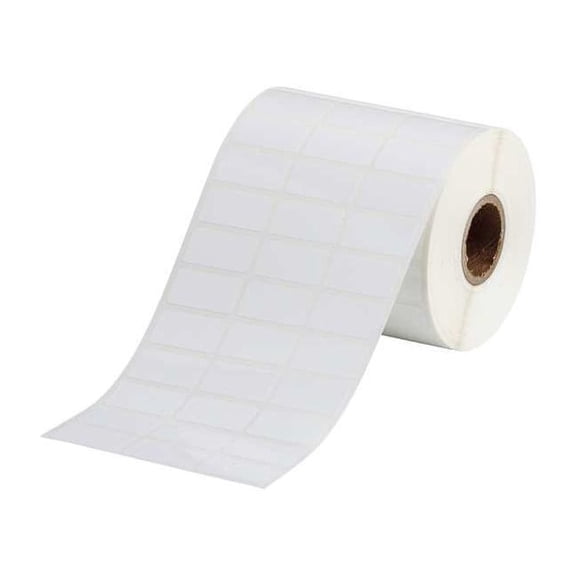 Brady White Polyester Wire Marker, THT-5-423-5-SC THT-5-423-5-SC