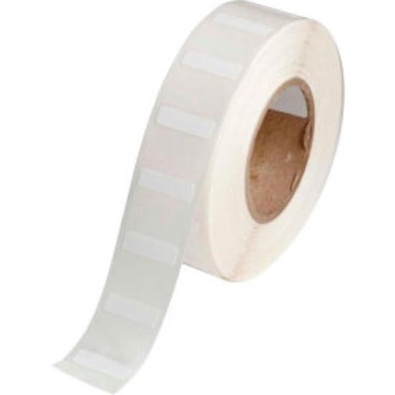 Brady Worldwide B2347057 J20-257-7425J Polypropylene Label, White - 0.25 x 0.825 in. - 1500 per Roll