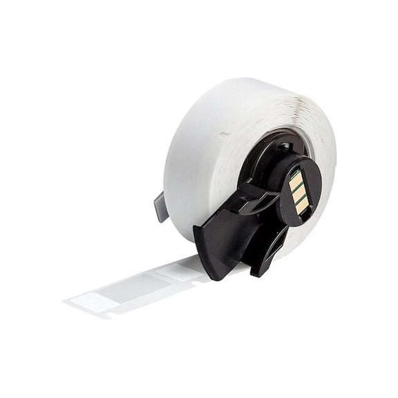 Brady Wraparound Label, White, Vinyl, 1/2 in W M6-102-427