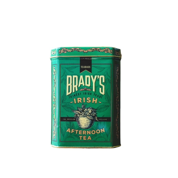 Bradys Finest Irish Teas Irish Afternoon Tea in a Tin -- 40 Tea bags