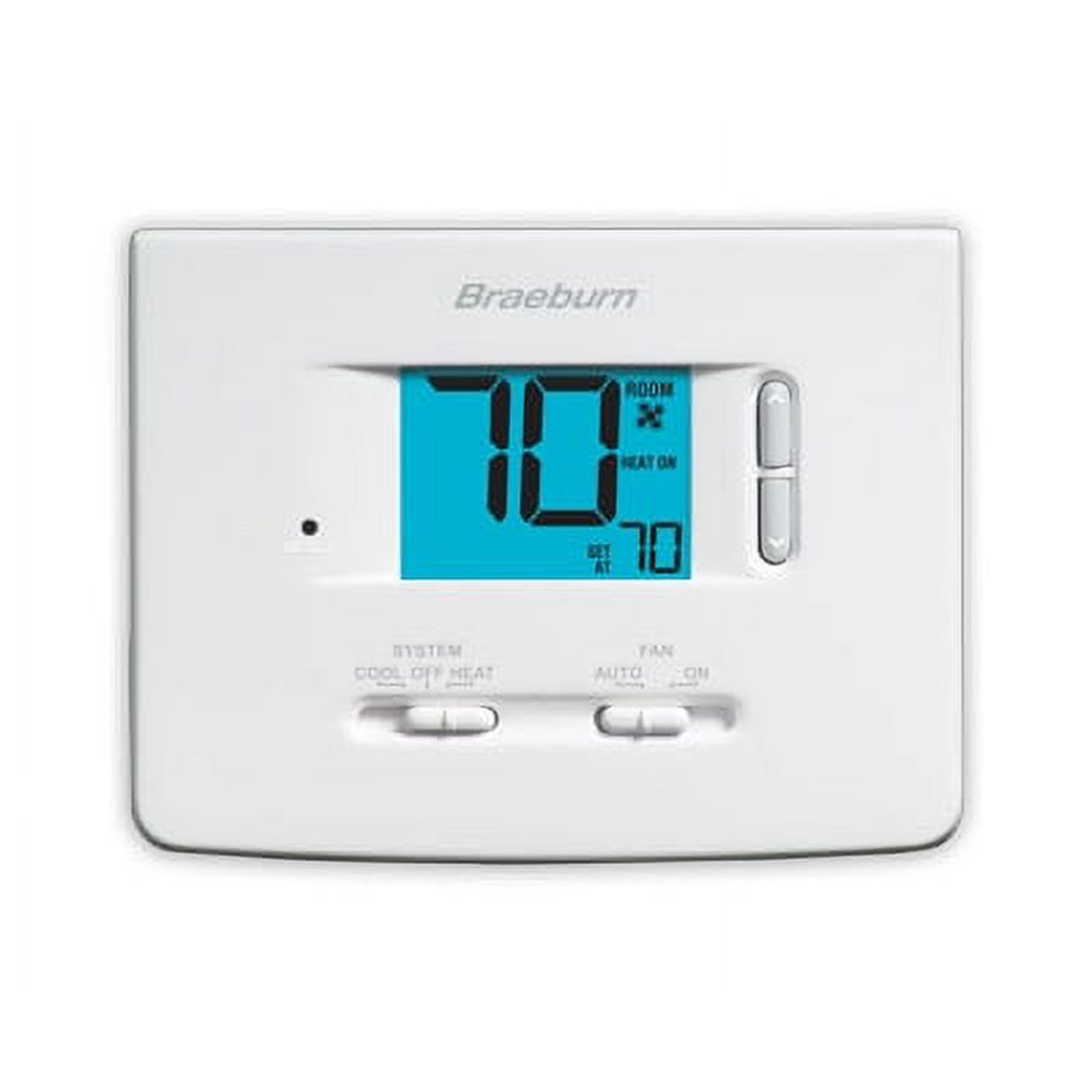 Braeburn 1020Nc Digital Non-Programmable Thermostat - White - Walmart.com