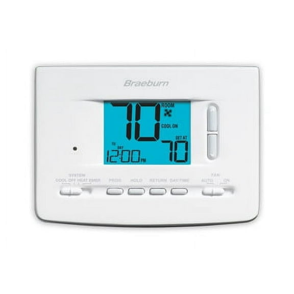 Braeburn Low Voltage Thermostat,18 to 30VAC  2220