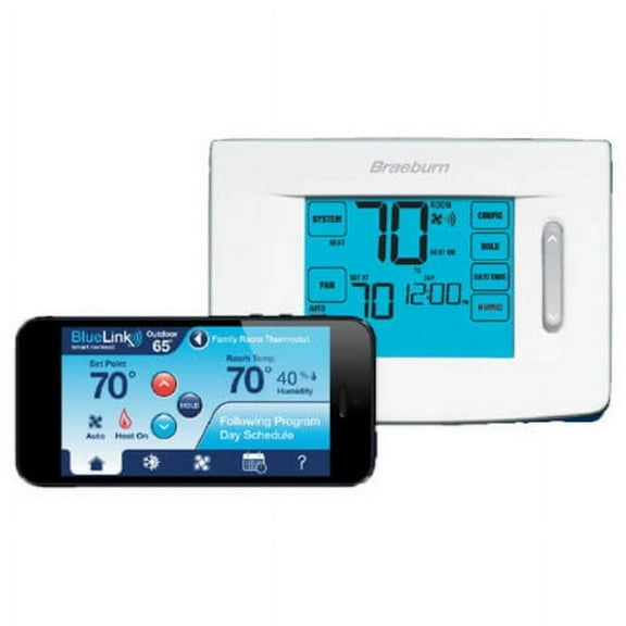 Braeburn 7300 Universal Smart Wi-Fi Programmable Thermostat 1H / 1C - NEW